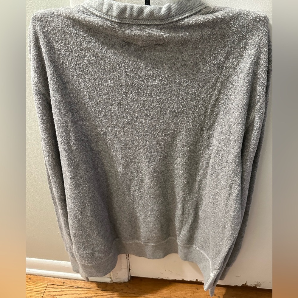 Rag & Bone French Terry Raglan Cotton Grat Sweatshirt Large - Picture 3 of 5